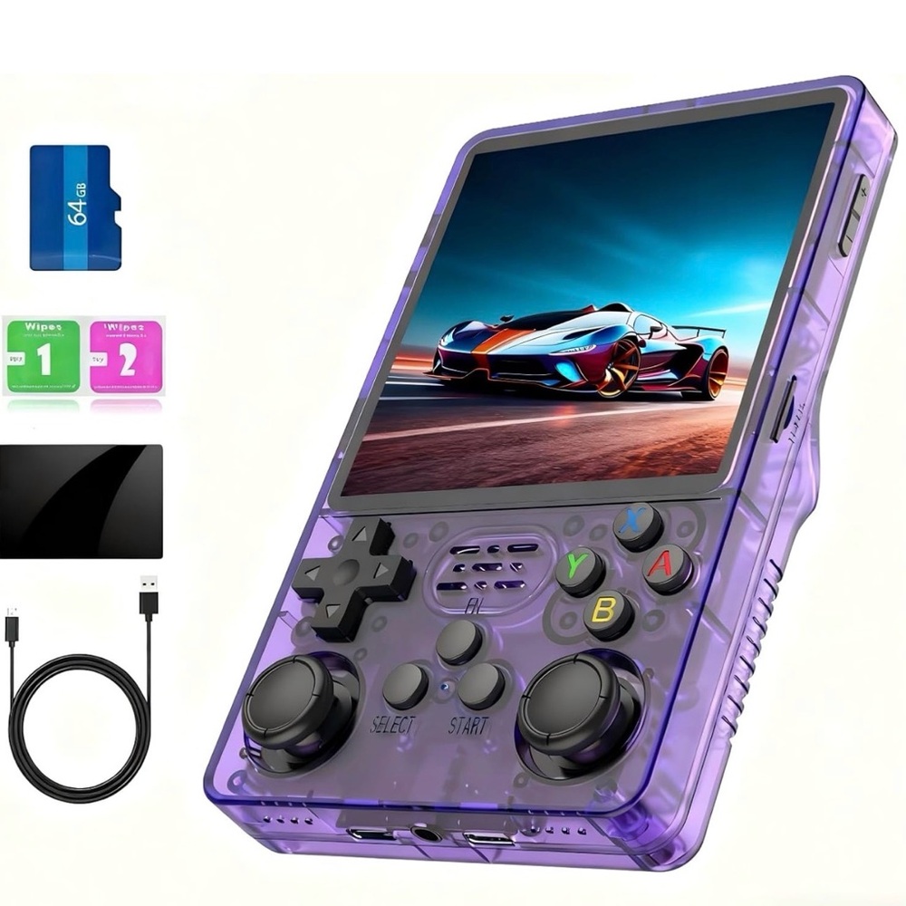 Game Console R36S Game Pad, Chip, Major And TF Card